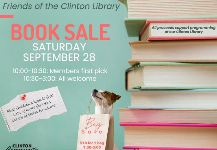 BOOK SALE - Friends of the Clinton Library