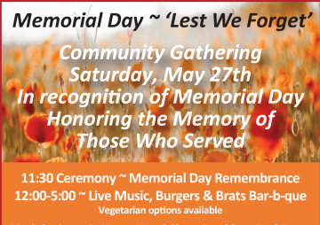 Memorial Day weekend BBQ Fundraiser for Whidbey Veterans Resource Center
