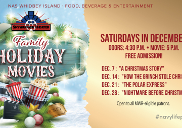 Family Holiday Movies on Base (Military Family's Only)