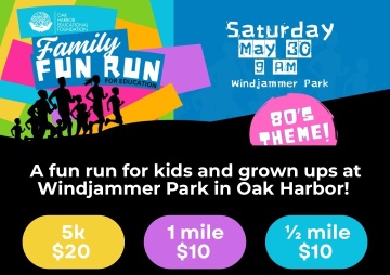 1980’s themed family fun run at Windjammer Park