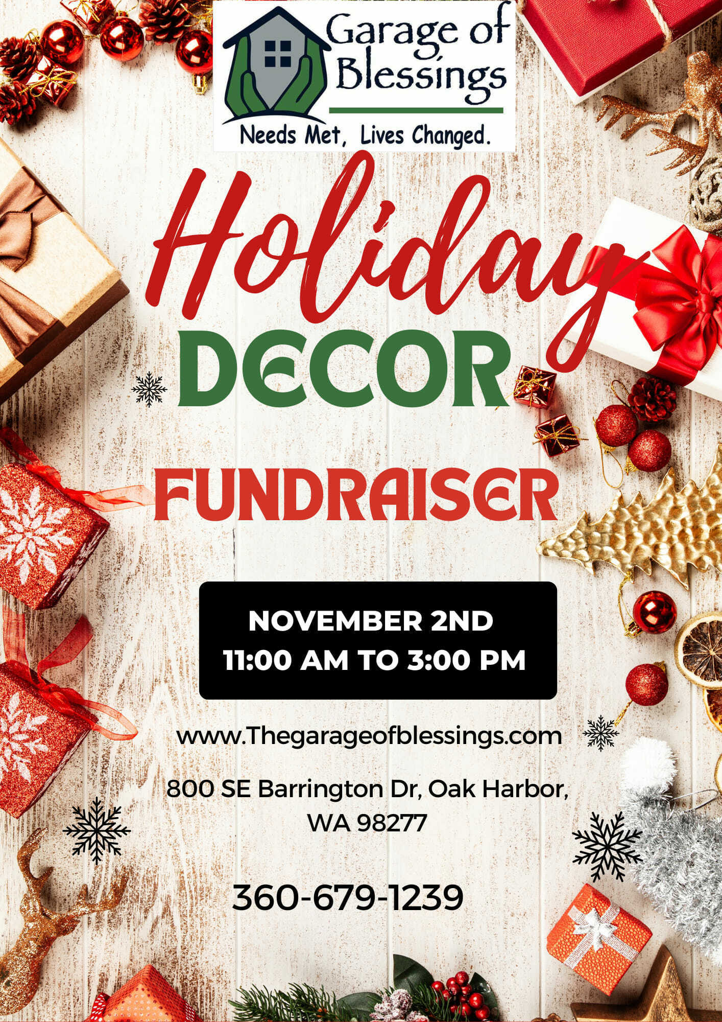 Holiday Decor Fundraiser