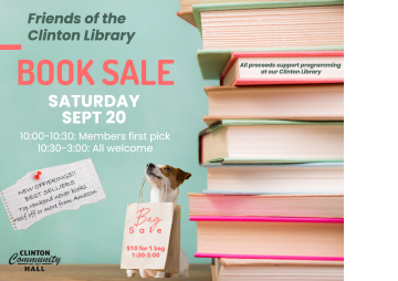 BOOK SALE - Friends of the Clinton Library