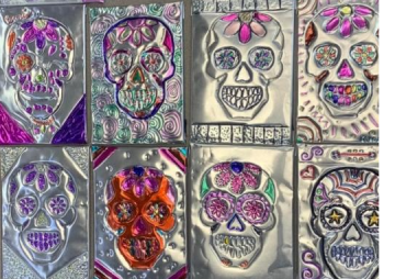 Metal Tooling Calacas with Artmaranth