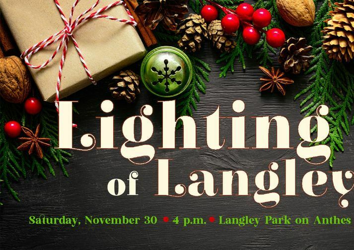 Lighting of Langley in the Langley Park