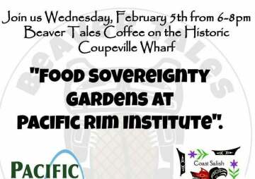 Food sovereignty gardens at Pacific Rim Institute