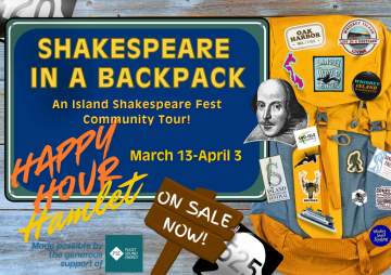 Island Shakespeare Festival's Island-wide spring tour is back March 13-April 3, 2026!