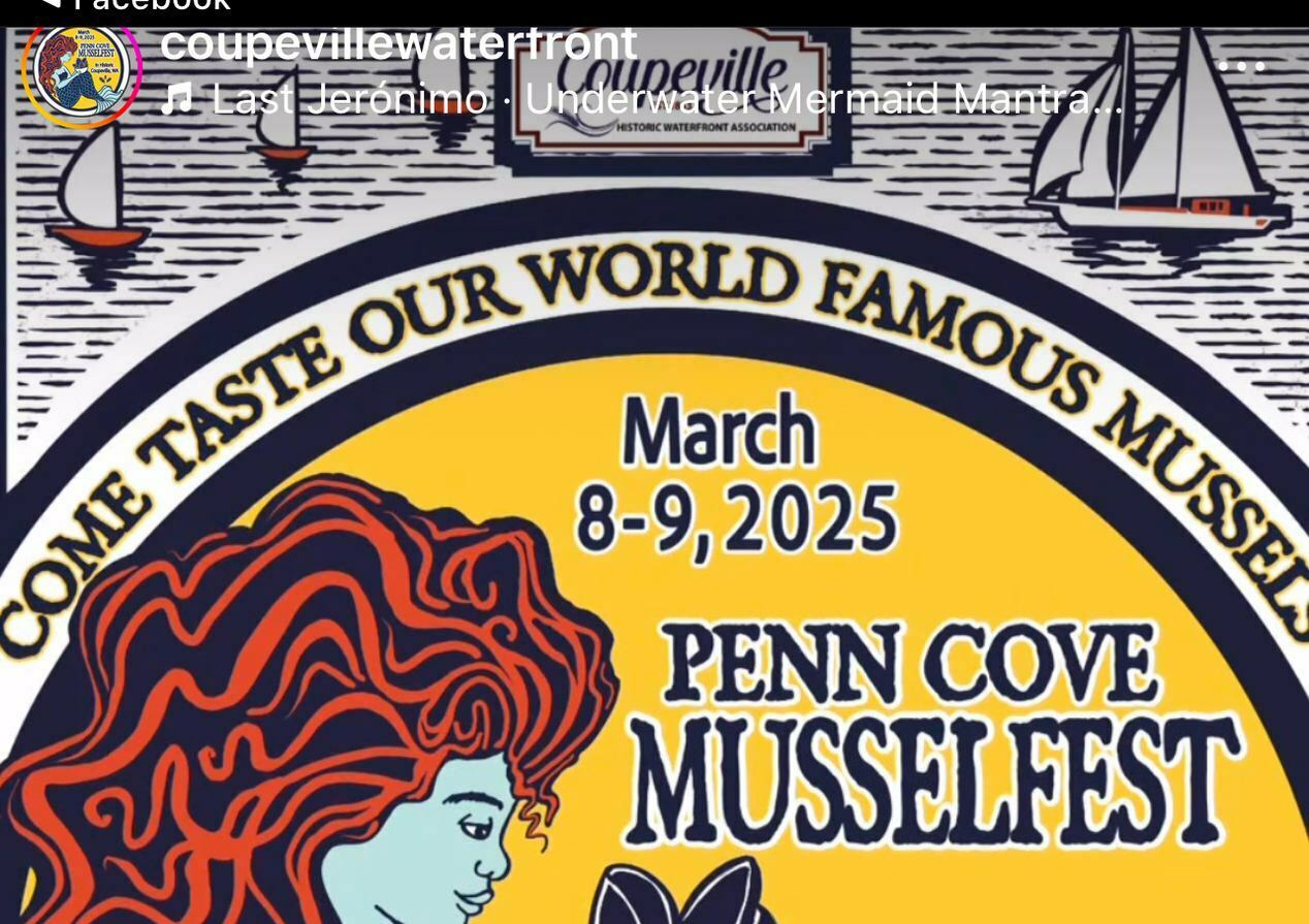 Penn Cove Mussel Festival  March 8-9, 2025