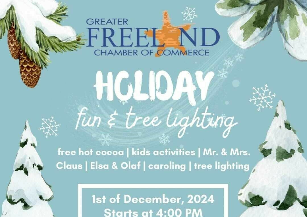 Holiday fun and tree lighting