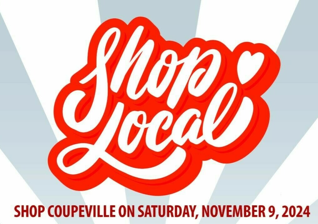 SHOP COUPEVILLE THIS SATURDAY, NOVEMBER 9!