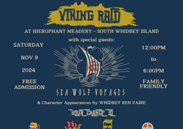 VIKING RAID at Hierophant Meadery Nov 9, 12-6PM