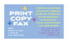 Print Copy Fax