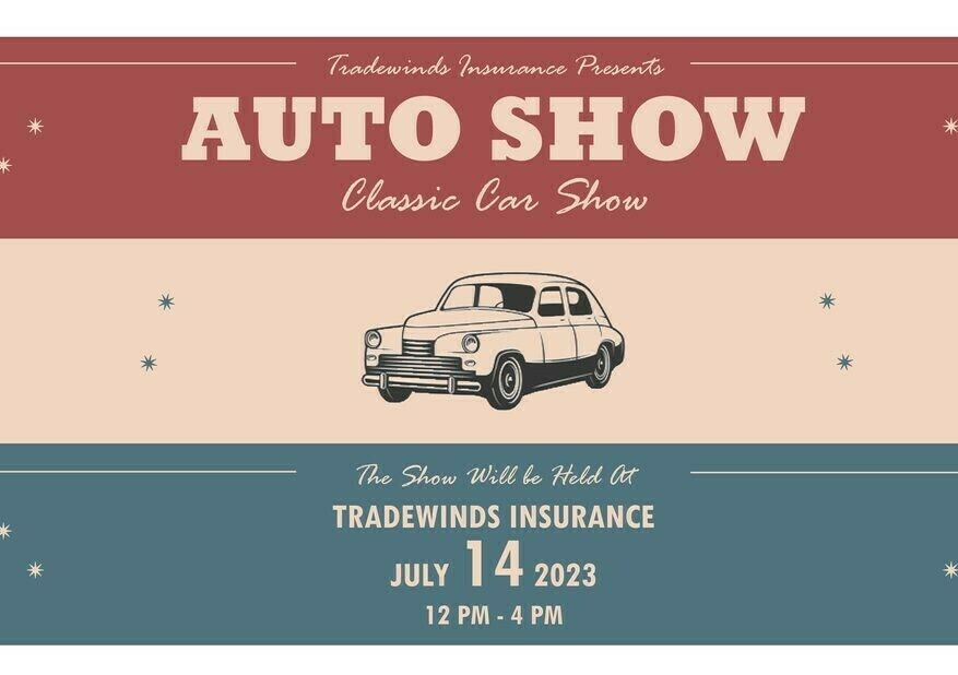 Tradewinds Insurance’s First Ever Classic Car Show!. Car Shows Events